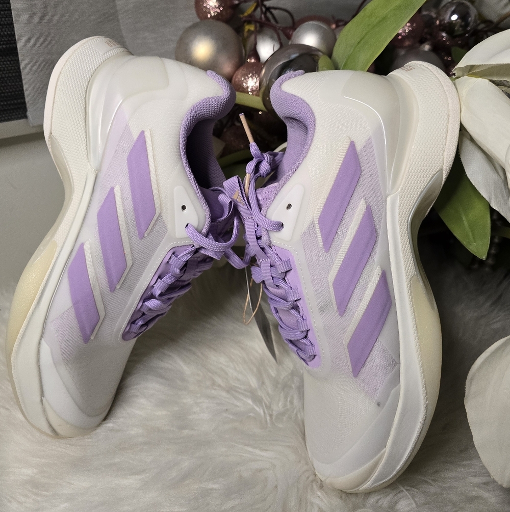 adidas Avacourt 2 White/Plum Women's Shoes Size7.5 New